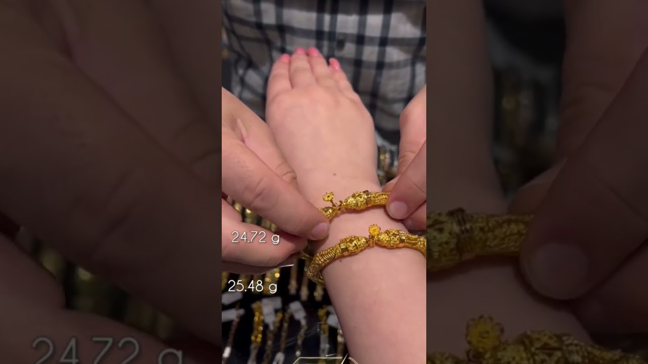 Arabic Gold Jewellery | Latest Gold Bracelet Designs 2025 #goldjewellery #tiktok #gold