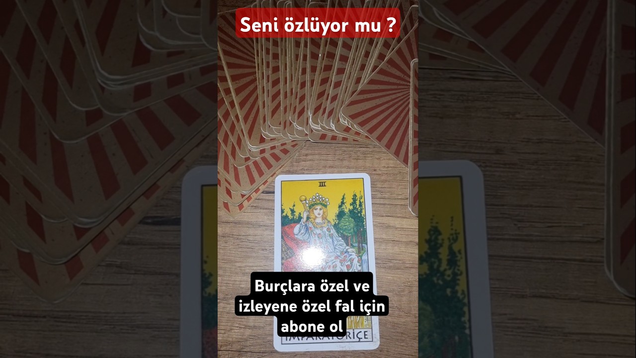 Seni &ouml;zl&uuml;yor mu kısa aşk falı #keşfet #tarot #aklımdakikisi #aşkfalı