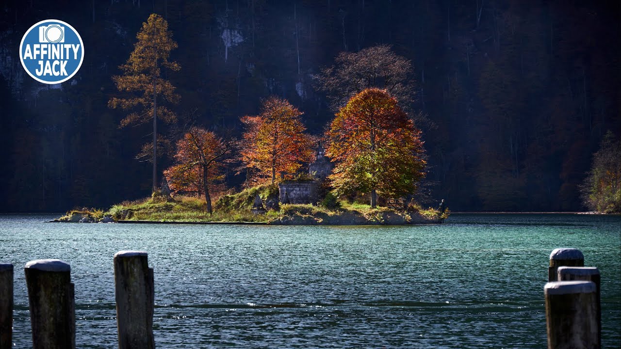 Affinity Photo - Insel mit Farben im Herbst (4K)