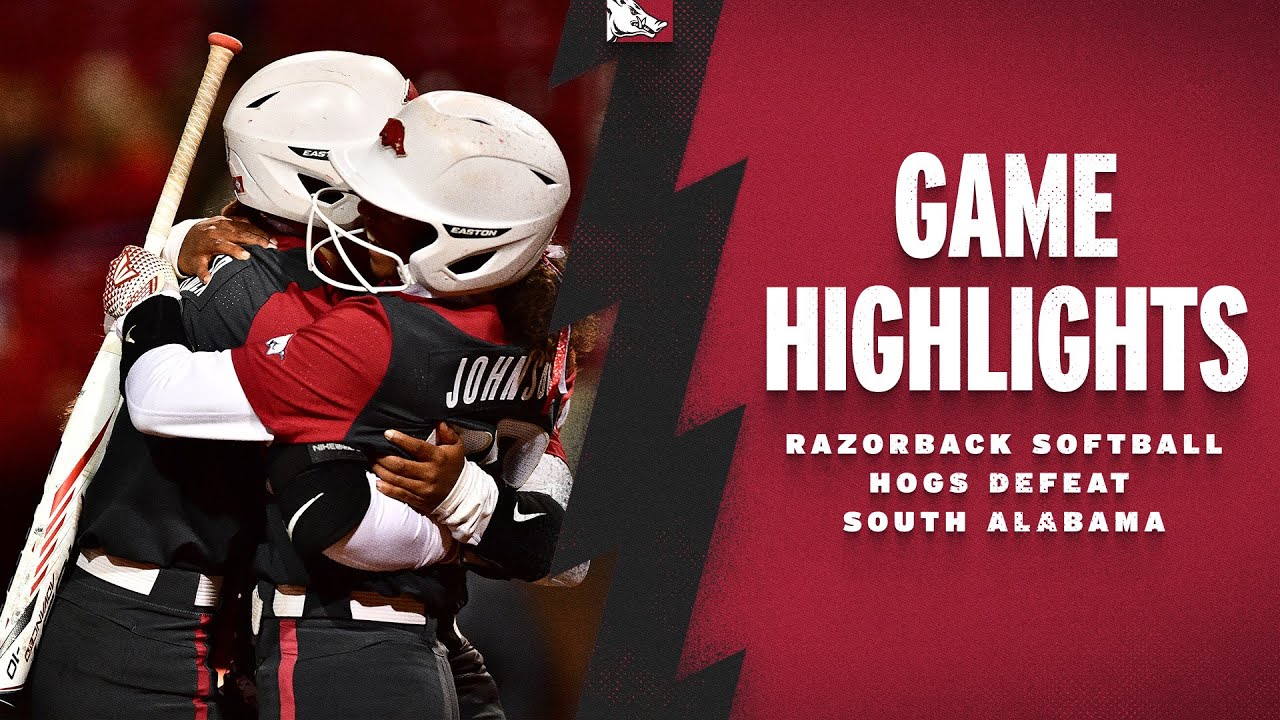 Highlights: Arkansas Razorbacks Defeat South Alabama | RAZORBACK SOFTBALL