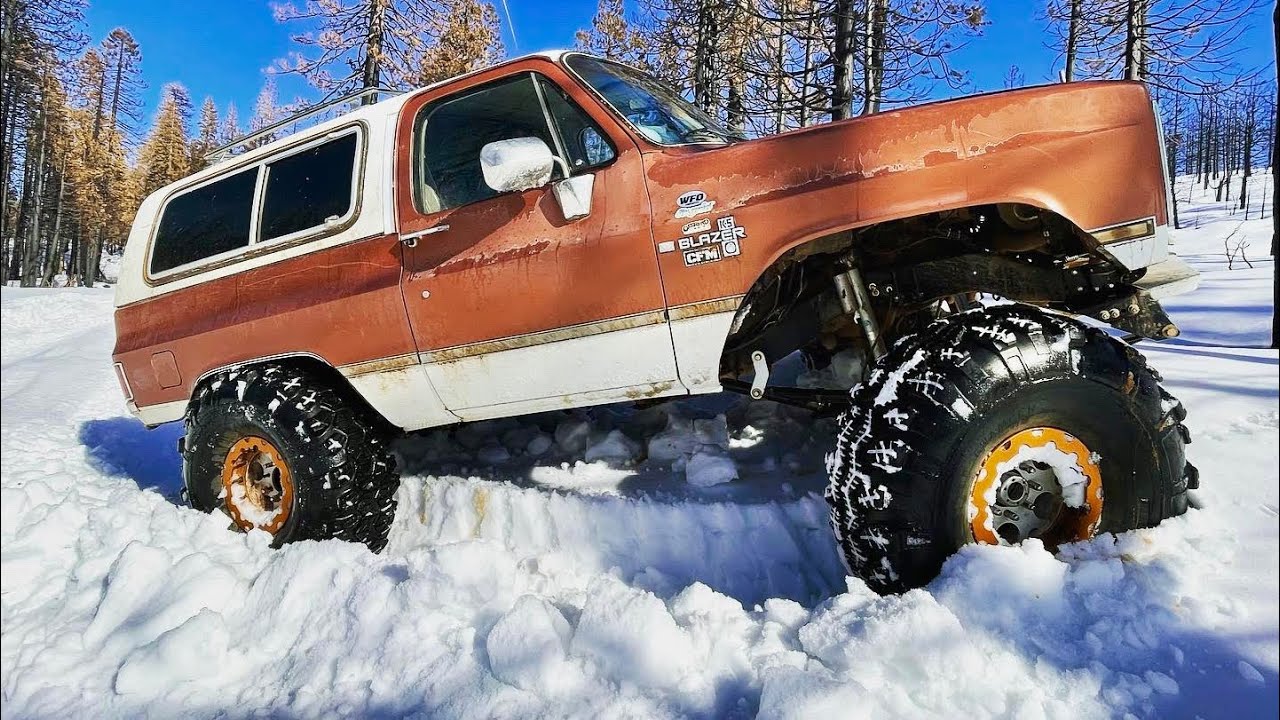 Unstoppable K5 Blazer Winter Wheeling: Conquering the Most Treacherous Snow