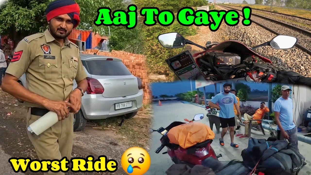 PANIPAT me Bura FasGye 😢 Worst Day 😤 💔 #ladakhride #cbr650r #superbike