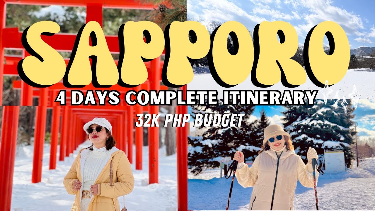 SAPPORO, JAPONIA &ndash; 4-DNIOWY KOMPLETNY PLAN WYCIECZKI I PRZEWODNIK Z BUDŻETEM 32 000 PHP (TAGALOG)