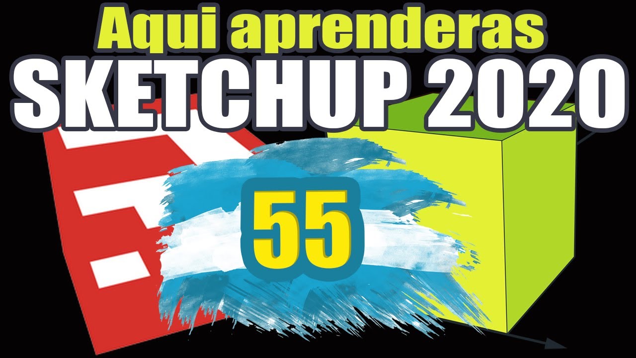 Curso gratis Sketchup 2020 #55 Trabajando con las Escenas 01