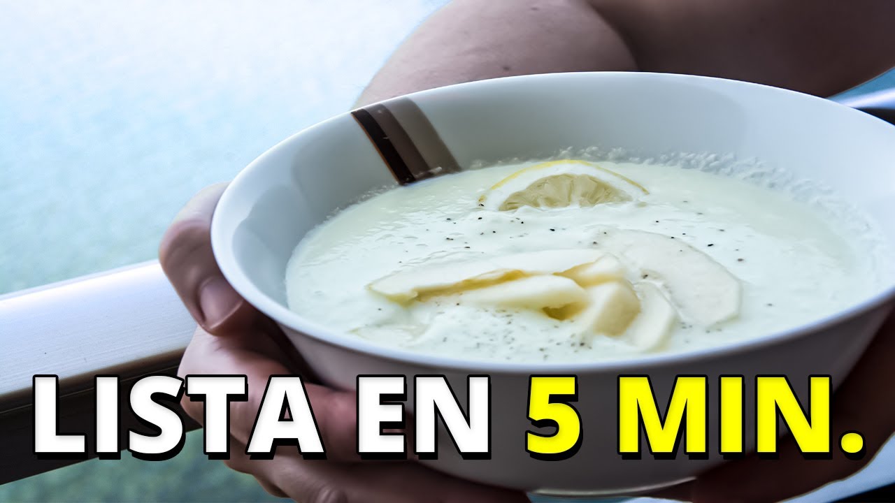 CREMA FRÍA de PEPINO y MANZANA: ¡La Receta MÁS FÁCIL y REFRESCANTE para el Verano!