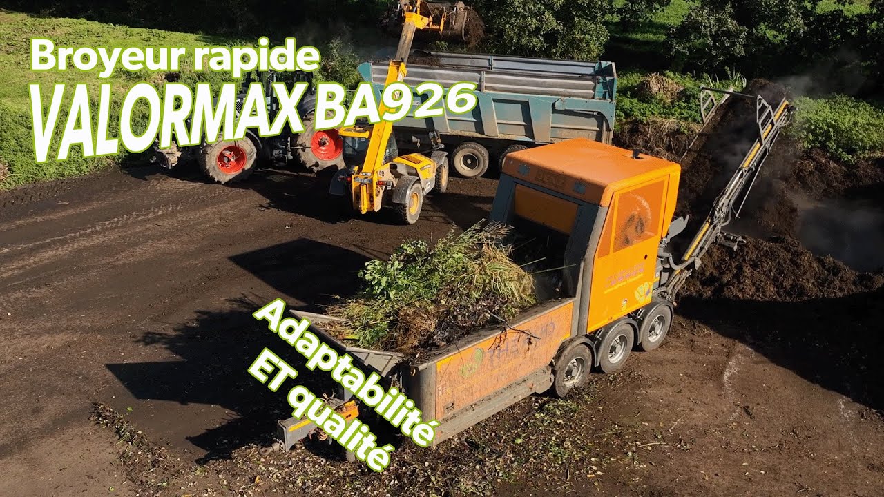 NOREMAT - Un Valormax BA926 en action chez THÉAUD