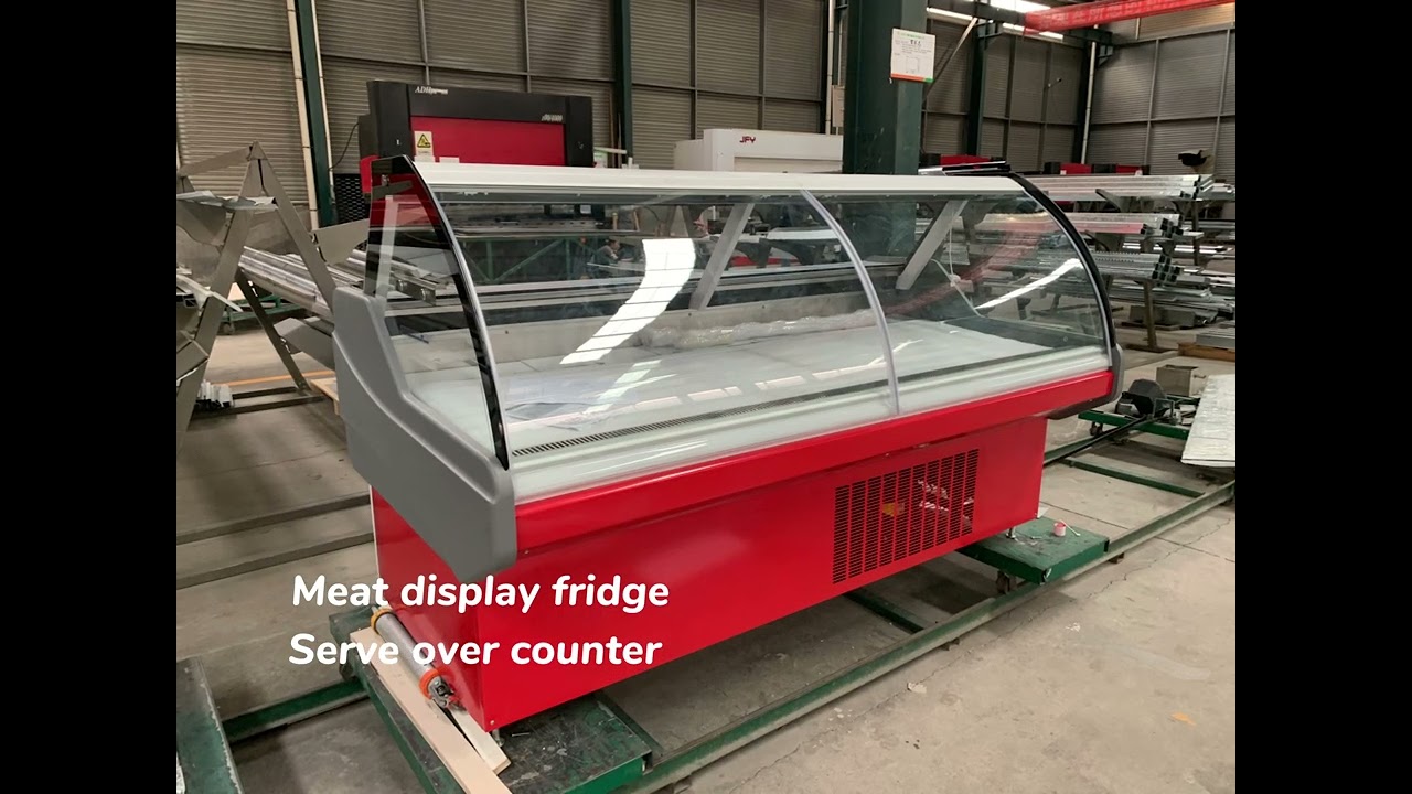Deli display fridge meat showcase refrigerator