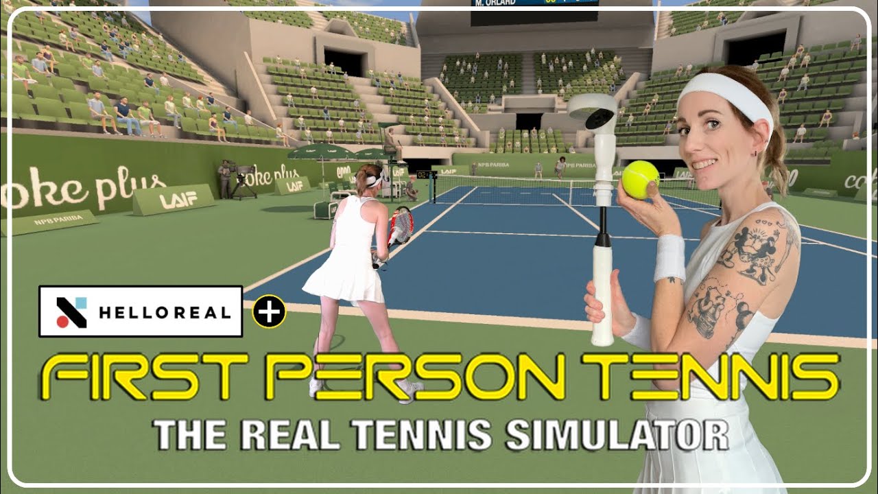 First Person Tennis VR Gameplay Review