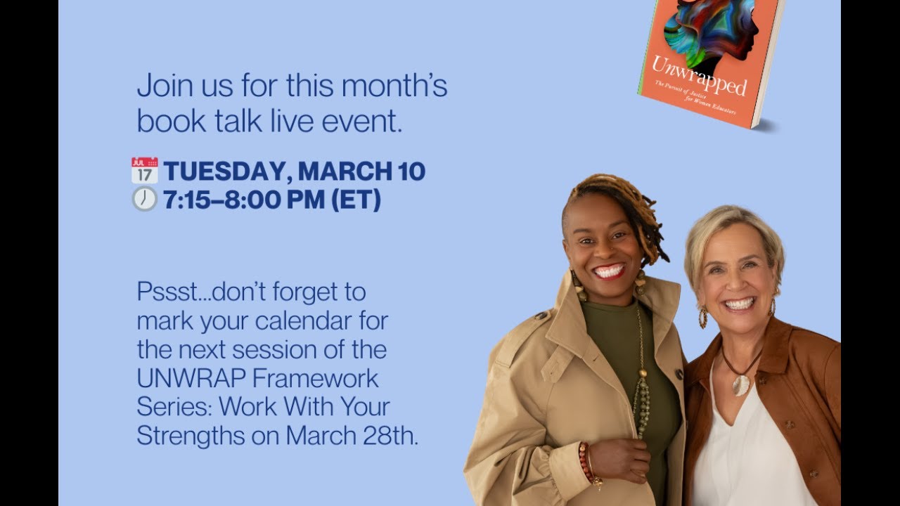 LLP Presents Book Talk Live: Work with Your Strengths