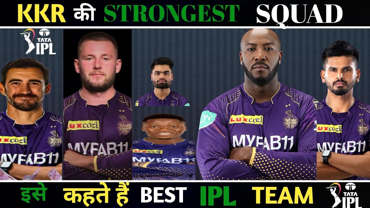 IPL 2024 KKR kolkata knight riders Players List and Complete Team Squad