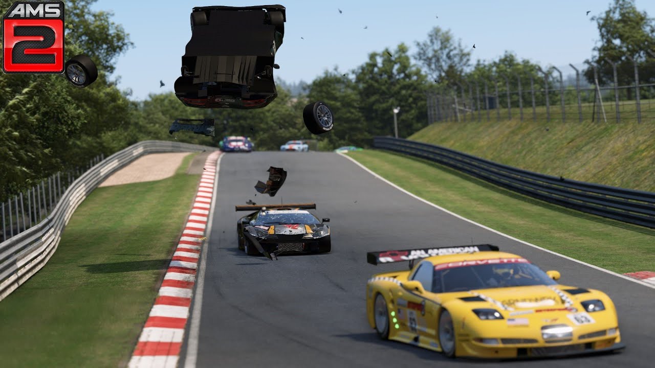 AMS2 | VR | Mid-Pack Madness at Nordschleife! 2-Lap Race in a DBR9 |