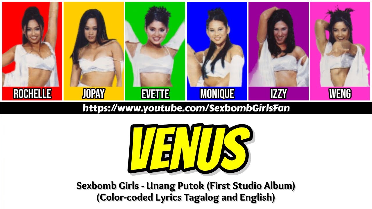 Sexbomb Girls - Venus [Color-coded Lyrics]
