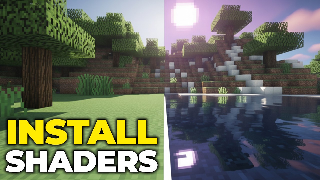 Как установить шейдеры в Minecraft 1.21.10 (ПК)