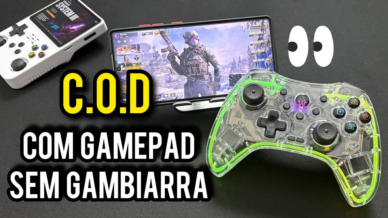 Passo a Passo Como Jogar Call Of Duty Mobile com Gamepad #callofdutymobile #gameplay #gamepad 