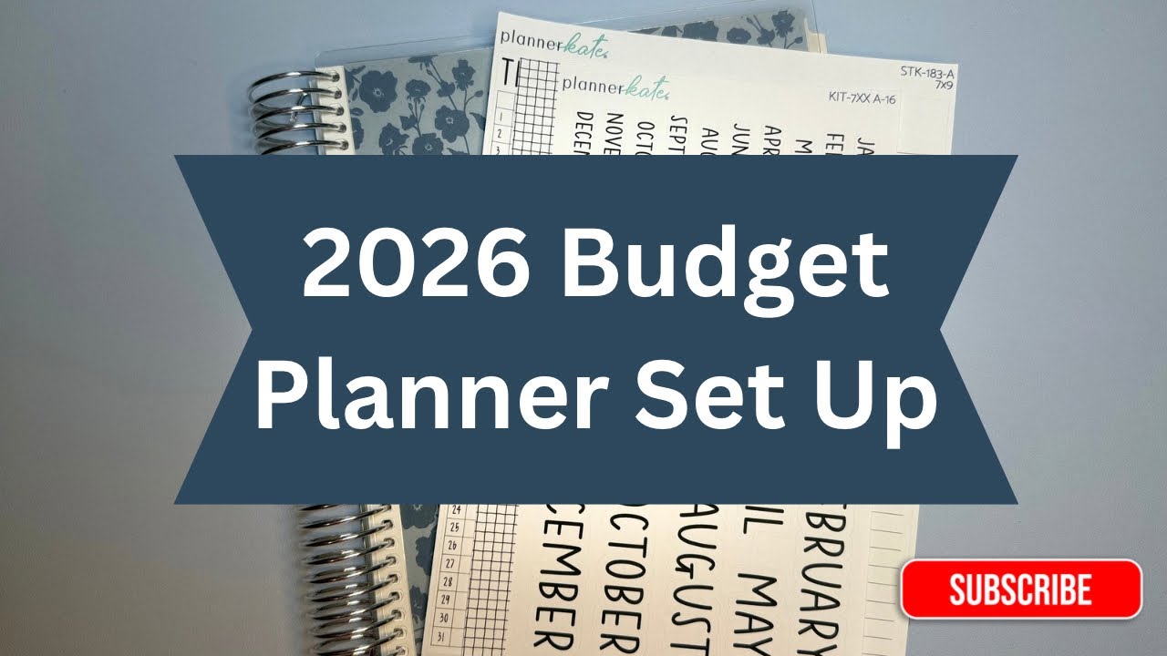 2026 Budget Planner Set Up | Erin Condren Monthly | 75 Hard Personal Finance Challenge