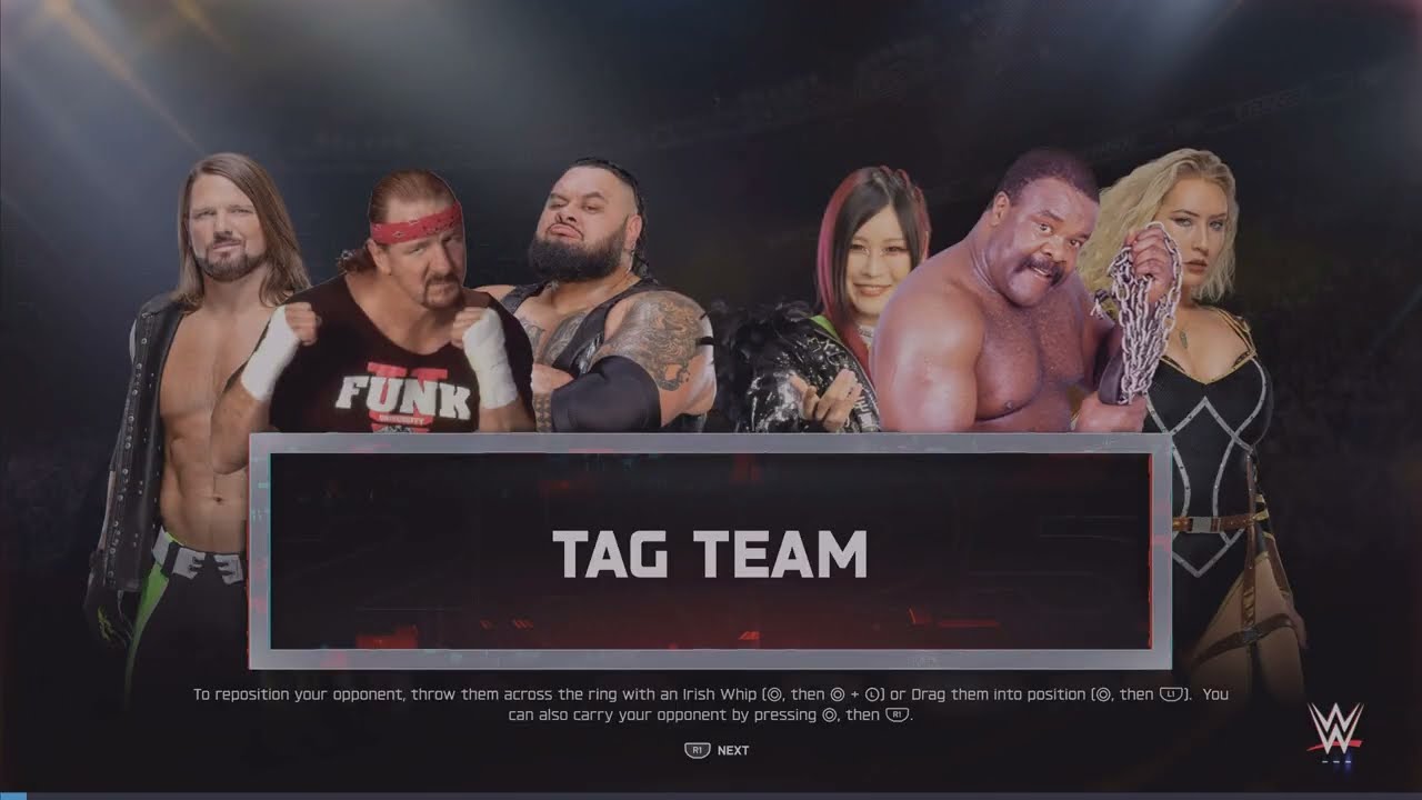 Team aj vs team kairy sain.. wwe2k25 