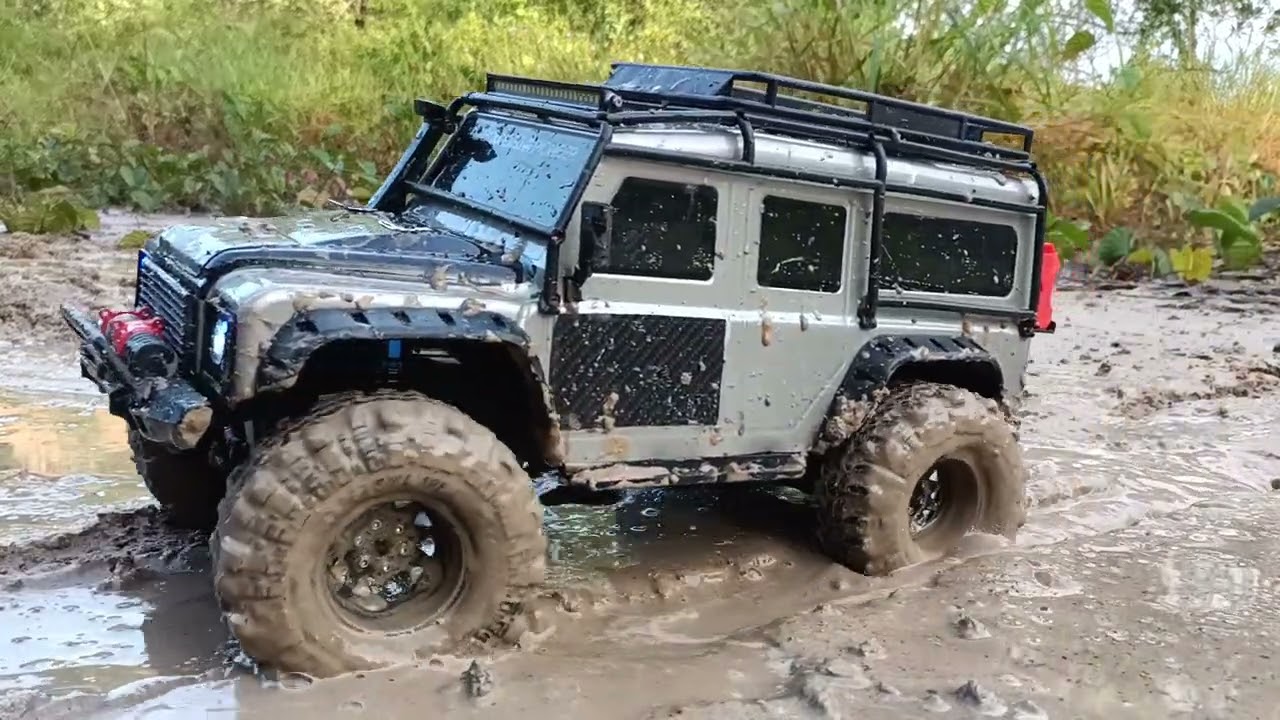 ZP1001 ZP1002 MUD TRAIL TESTING WITH 110MM TYRE