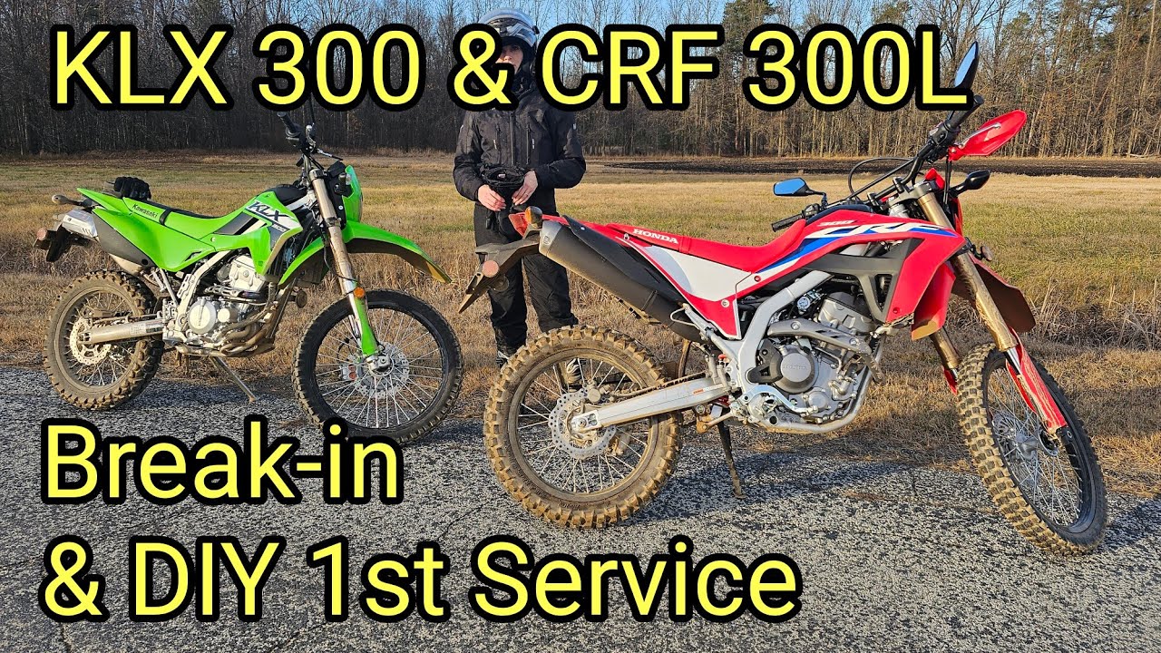 KLX 300 & CRF 300L Break-in and DIY First Service