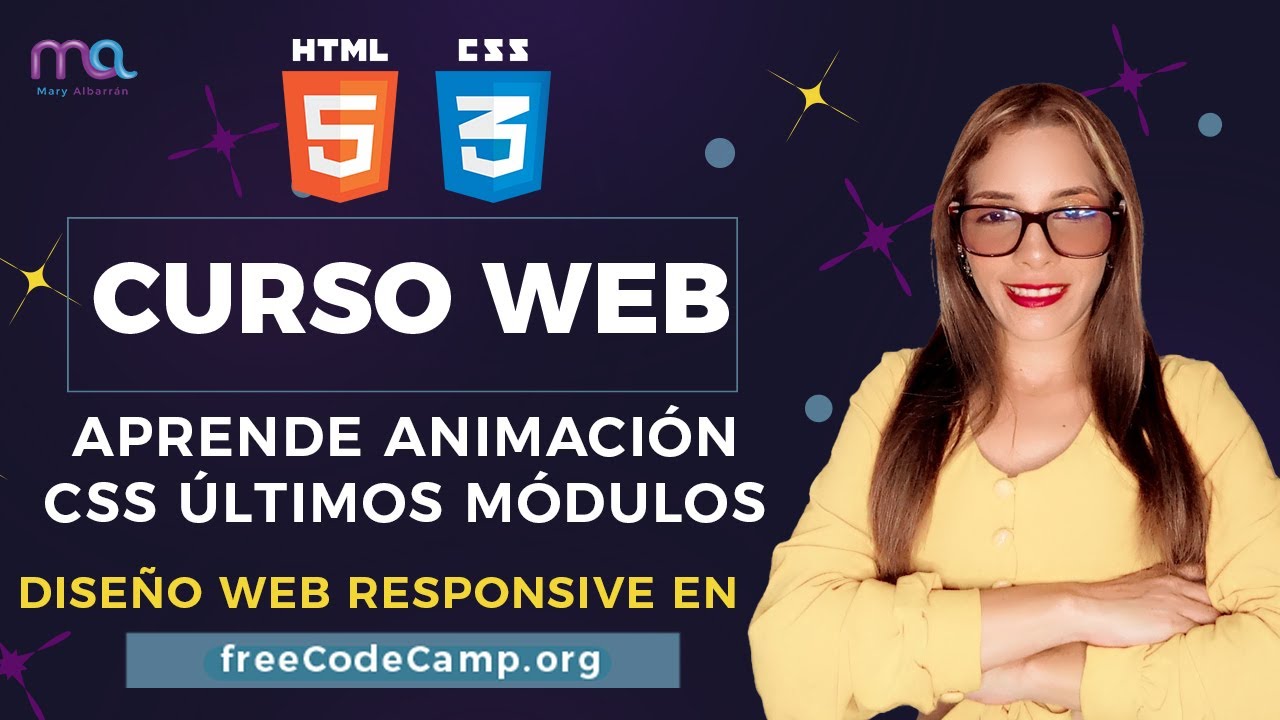 Curso de Diseño Web Responsive en freeCodeCamp. Aprende animación con CSS