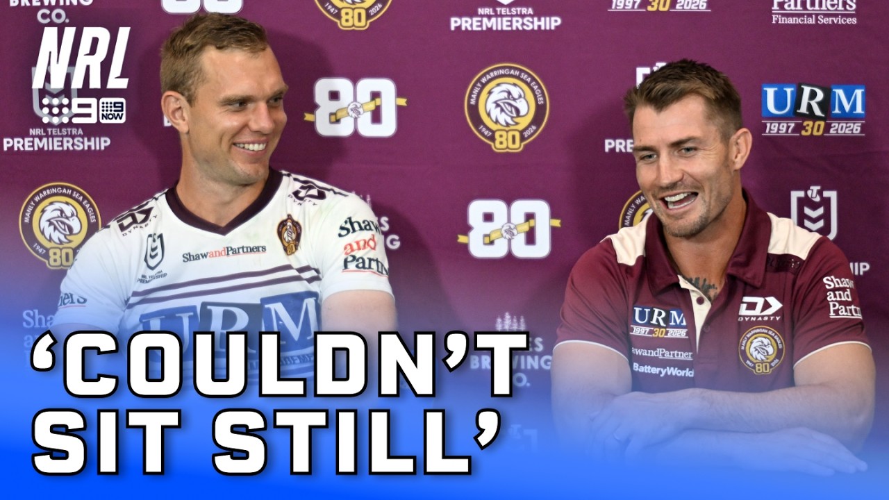 Safe to say Kieran Foran was a little bit nervous: NRL Presser | NRL on Nine