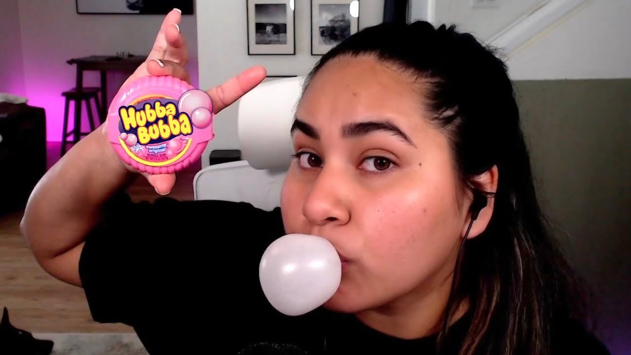 ASMR Bubble Gum Whispering