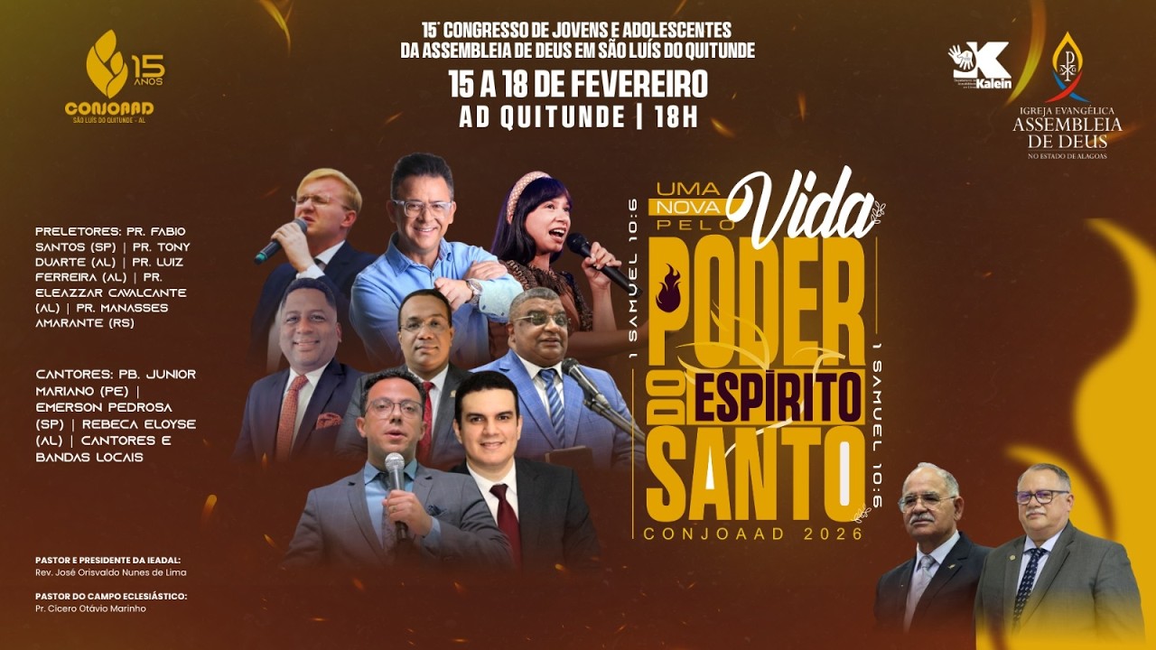 2º DIA - 15º CONJOAAD - São Luis do Quitunde