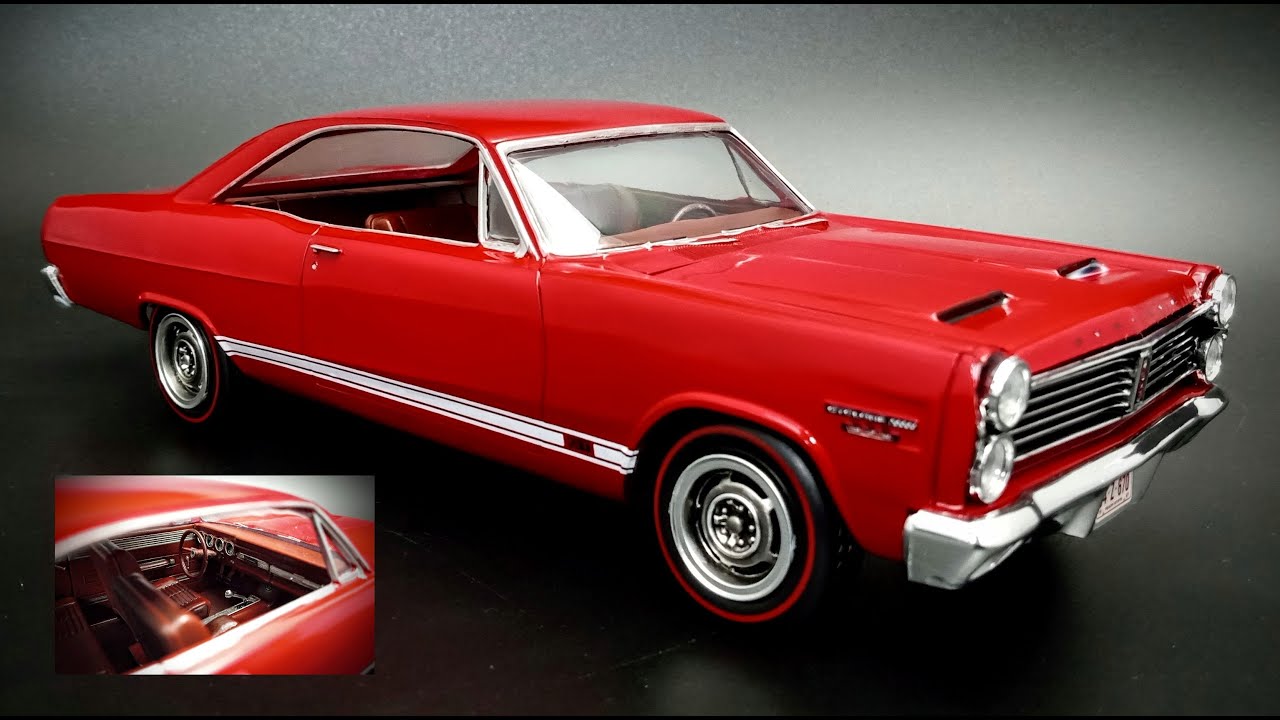 1967 Mercury Comet Cyclone GT 390 1/25 Scale Model Kit Build How To Assemble Paint Interior Engine
