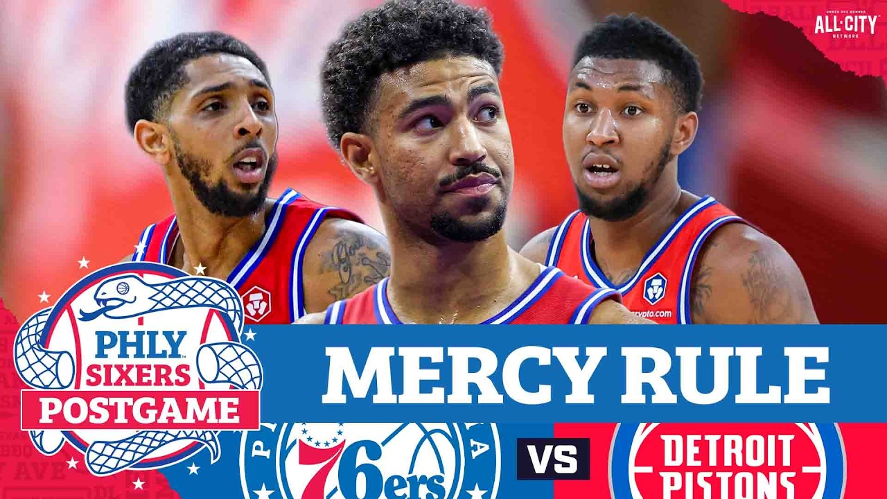 VJ Edgecombe STRUGGLES in Sixers' Lopsided Loss to Pistons | PHLY Sixers Postgame