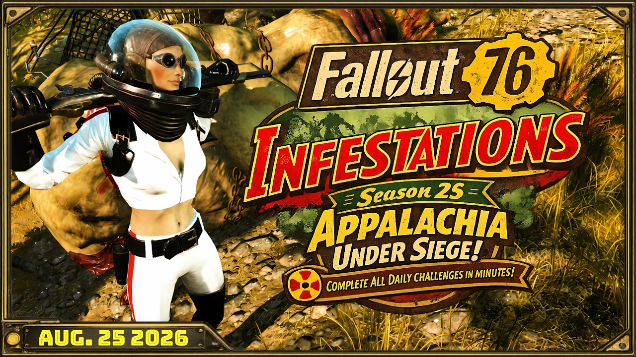 Complete All Daily Challenges in Minutes! Fallout 76 - Tuesday 25 August 2026