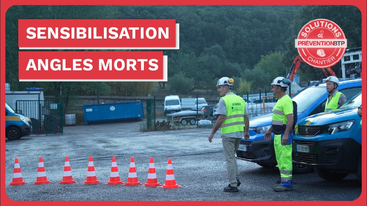 Engins de chantier : comprendre les angles morts pour éviter les accidents piétons
