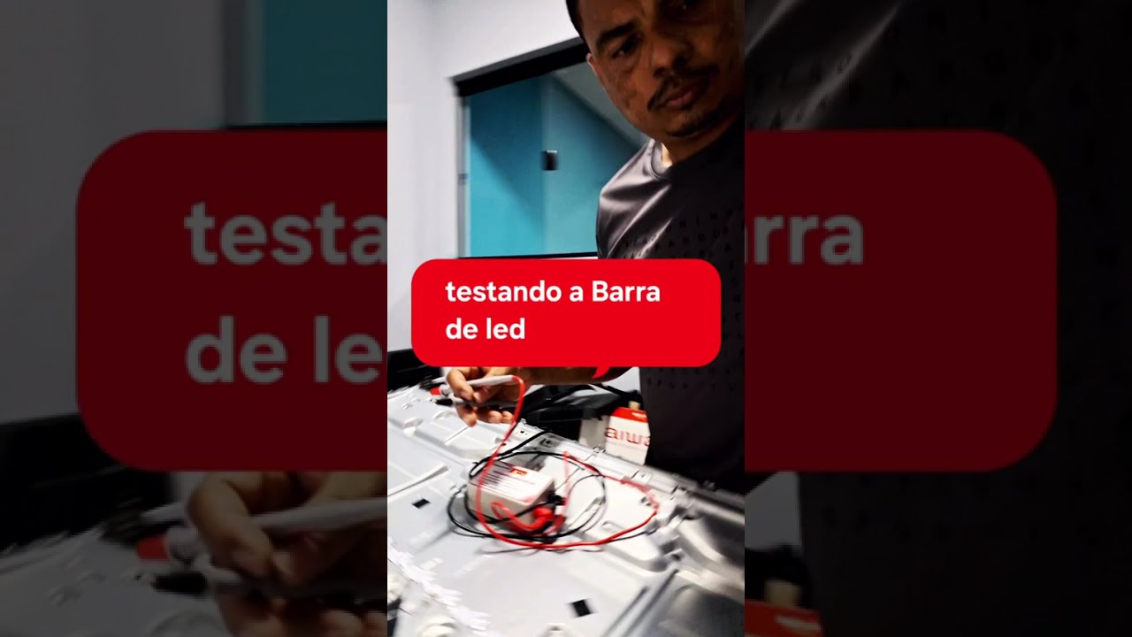 TV TCL 43S615 troca dos leds.