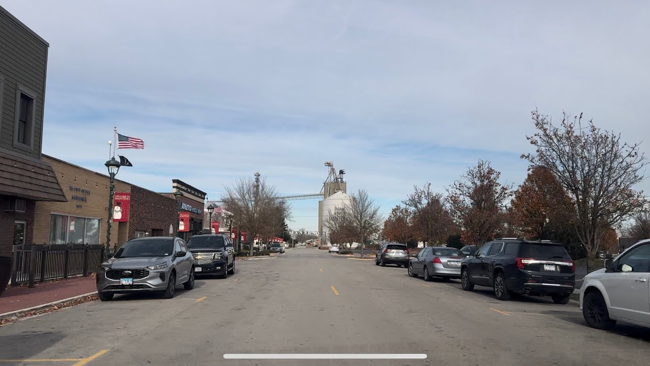 Relaxing drive Manteno, IL 4k