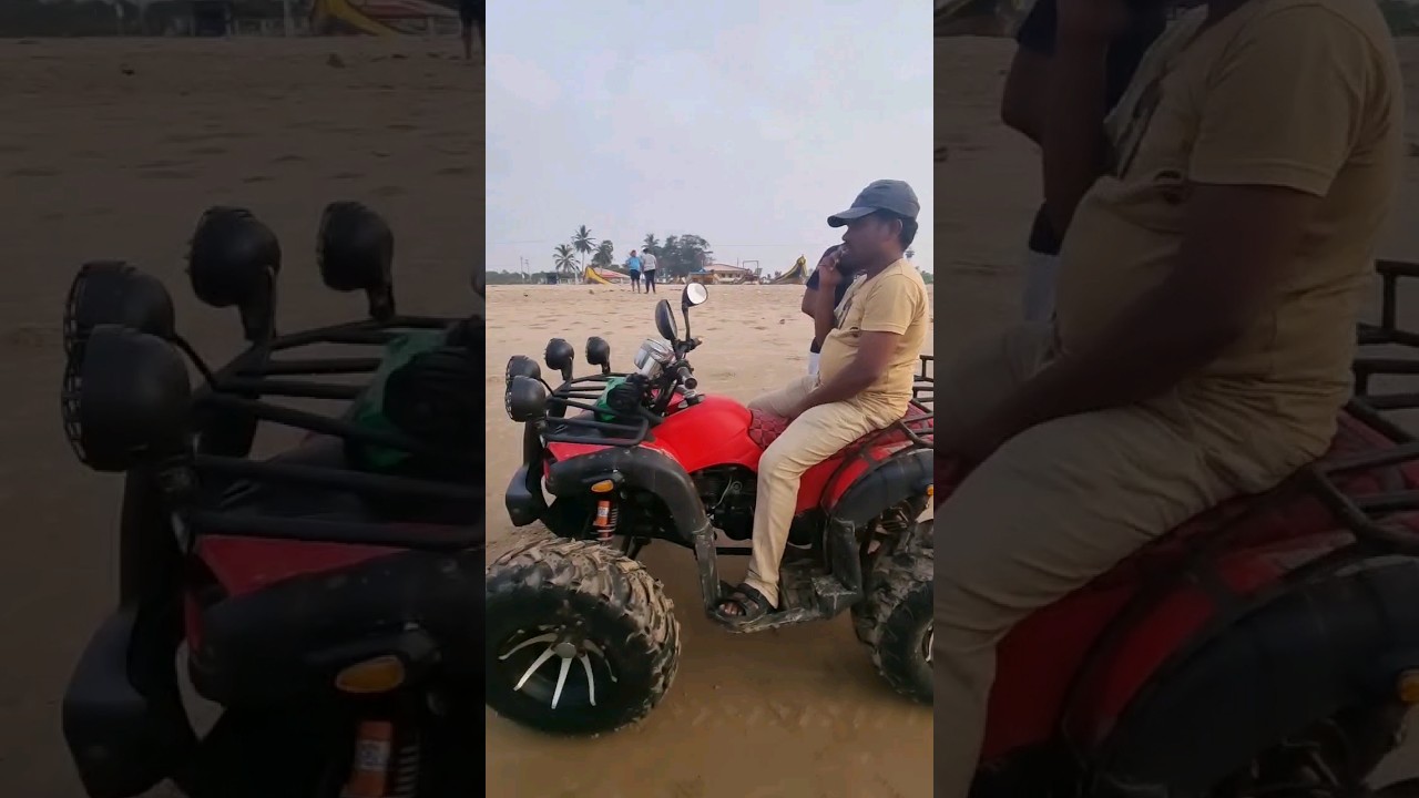 Fun at chirala beach ⛱️ 😎 🌊🏖🏐🦀😅🤣😇🤘👍🙏