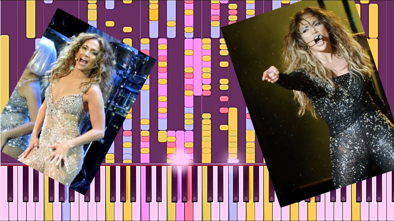 Jennifer Lopez - On the Floor Piano Cover (From Noob to Impossible w/ JLO Gifs)