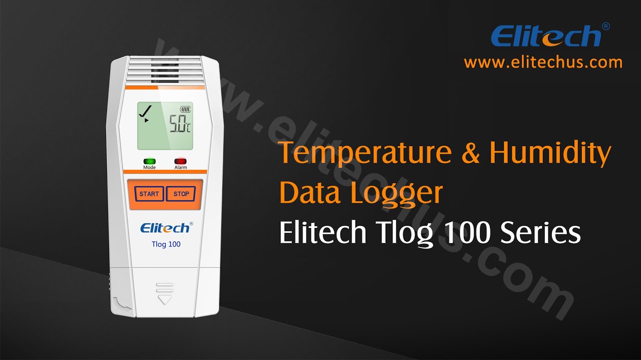 Elitech Tlog 100 Series Temperature and Humidity Data Logger Accuracy ±0.6℉