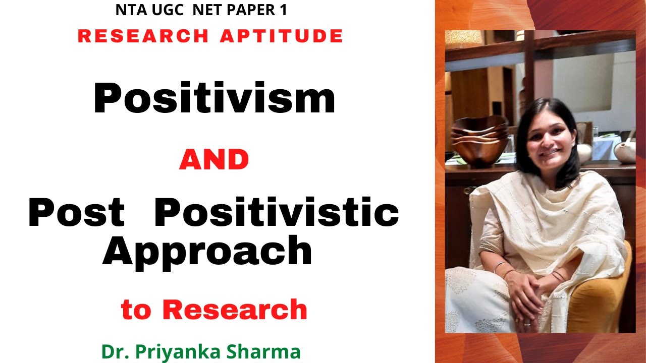 Positivism and Post Positivistic approach to research I Research Aptitude I  Dr Priyanka Sharma