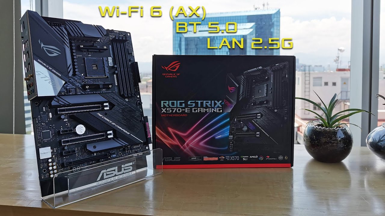 Strix X570-E para Ryzen 3000 con Wi-Fi, Bluetooth y LAN 2.5Gbps - ROG Live #18
