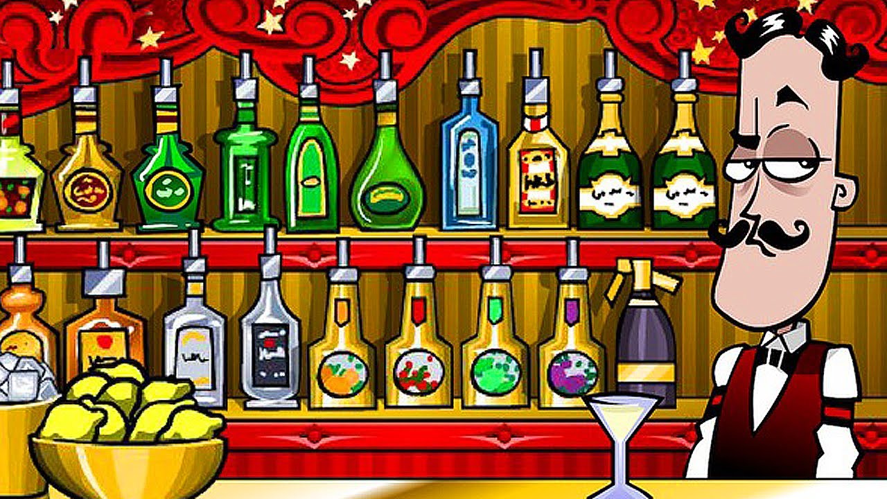 Eu tentei fazer uma Bebida que acabava com esse cara...(BARTENDER THE RIGHT MIX)