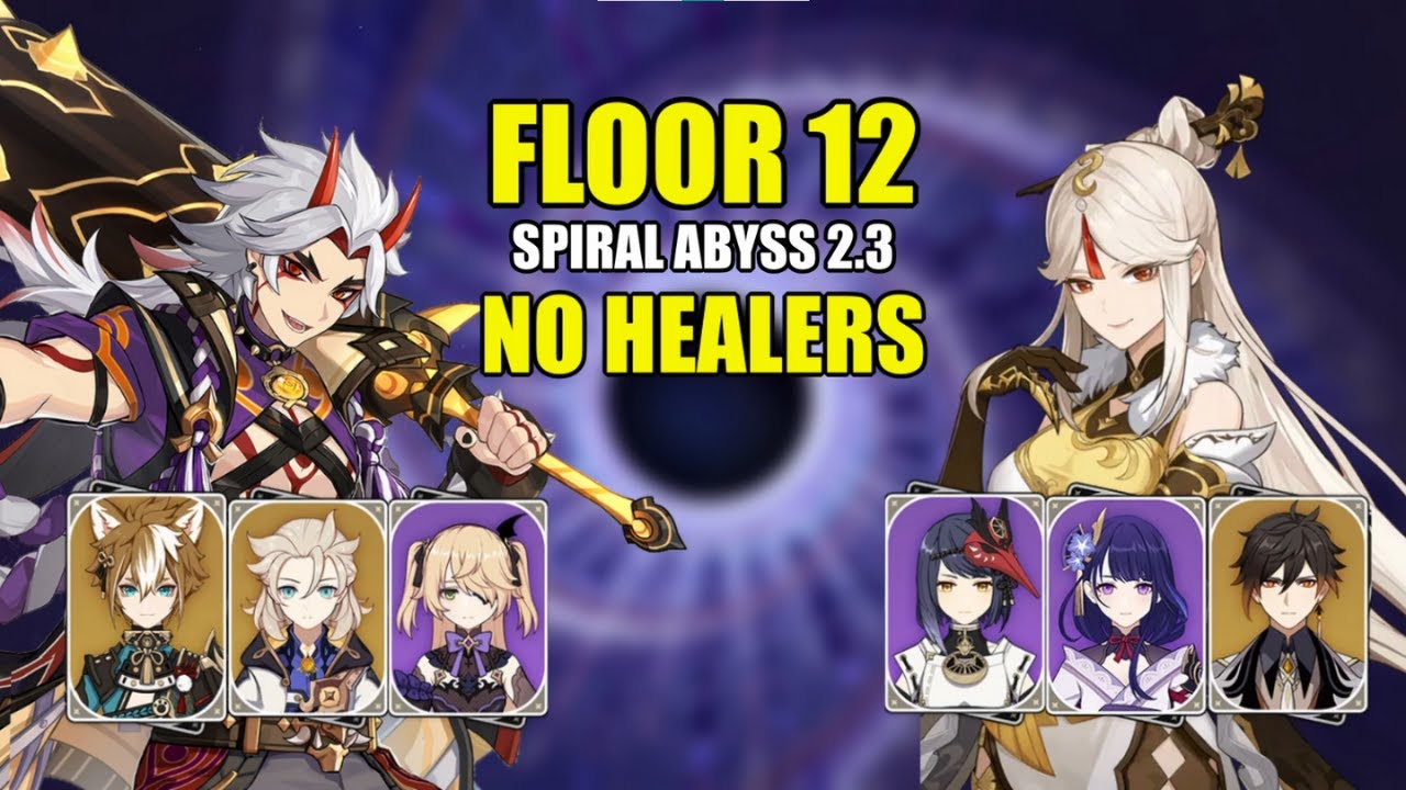 C0 Itto ft. Fischl 4p Tenacity & Ningguang/Raiden | Floor 12 9 Star | Genshin Impact 2.3