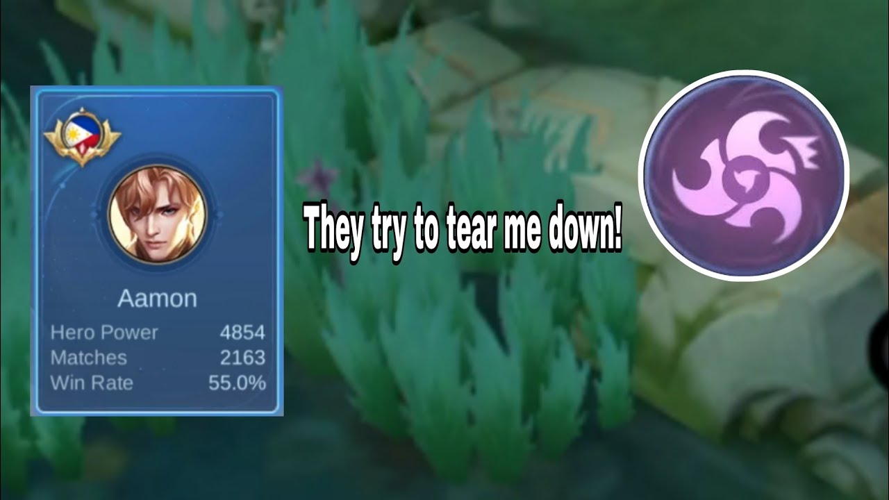 Killing spree is best emblem and build for aamon (movement speed and hp recovery) - mobile legends