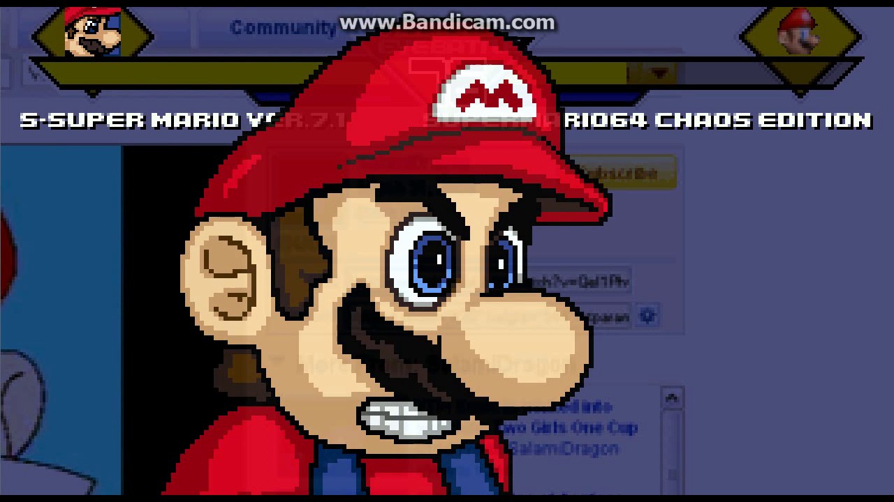Mugen S-Super Mario vs SuperMario64 Chaos Edition