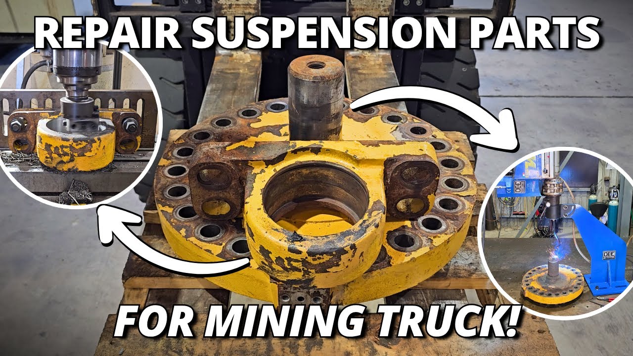 Repairing WORN OUT Suspension Parts for a Mining Truck! 🛠️ | Machining & Welding