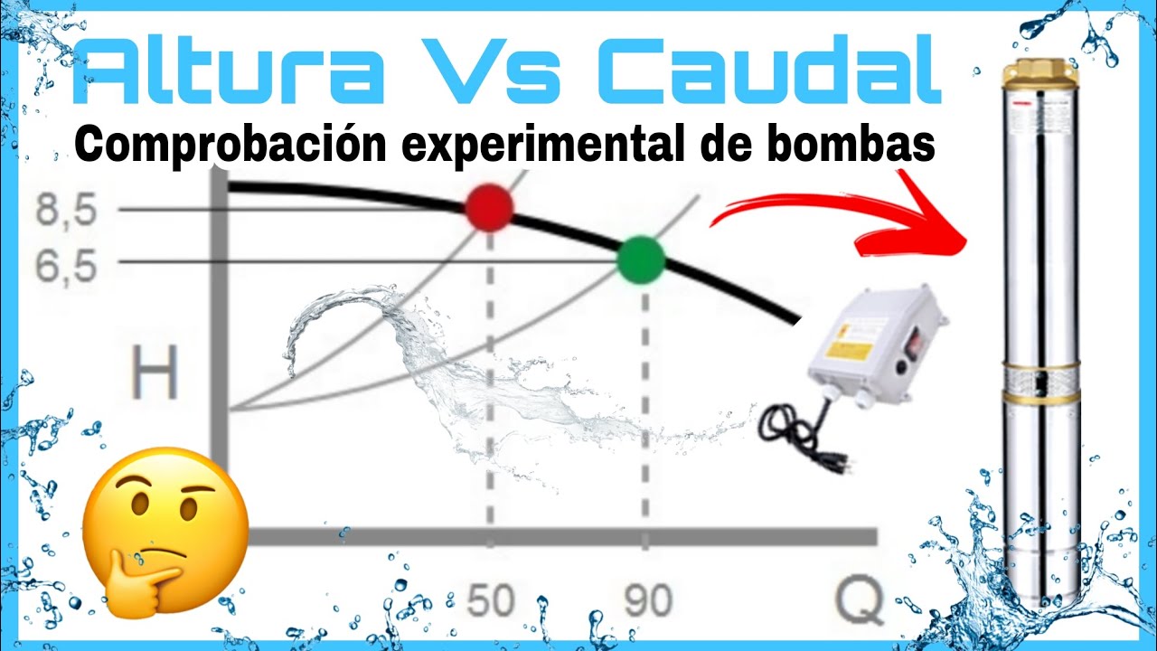 ALTURA Vs CAUDAL || PRUEBA EXPERIMENTAL DE BOMBAS HIDRÁULICAS