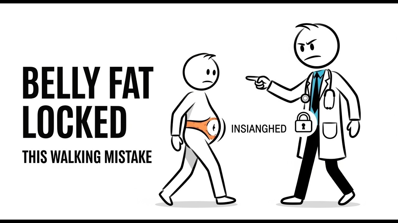 The Walking Mistake That Keeps Belly Fat Locked In (Science Explained)