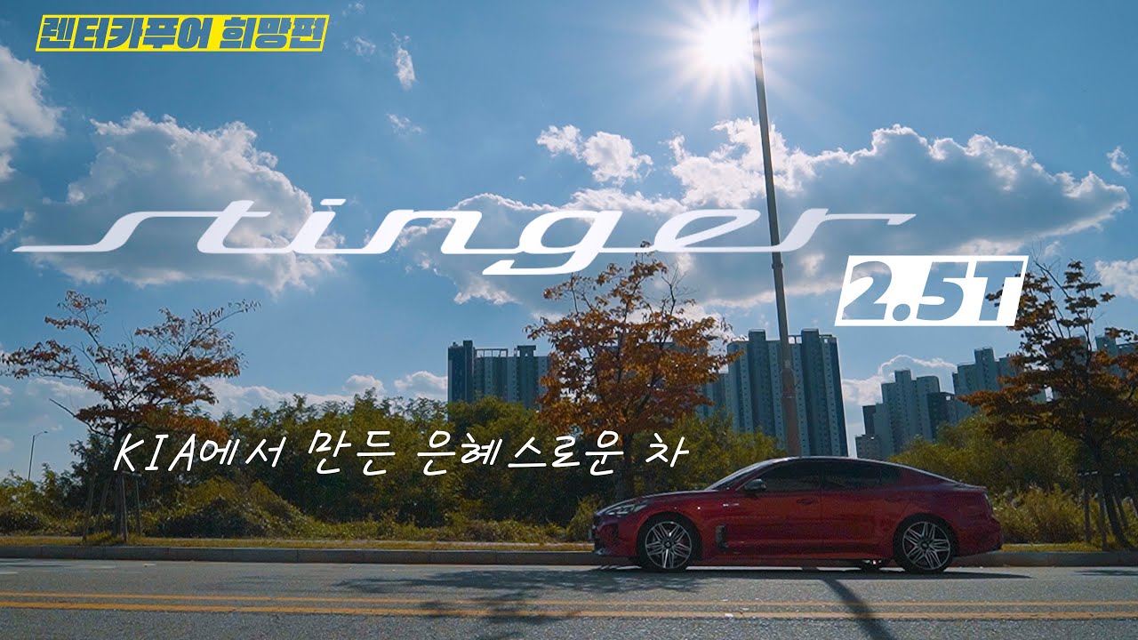 스팅어 한 달 살기를 끝내며. 다시는 스팅어를 의심하지 않겠습니다. [렌터카푸어 : EP03]