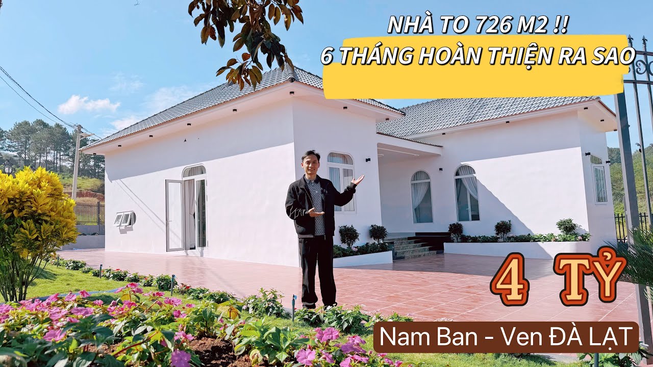 NHÀ TO DT 726 M2, GIÁ 4 TỶ Ở NAM BAN - VEN ĐÀ LẠT