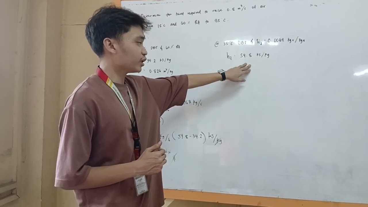 Mechanical Engineering Tutorial: Airconditioning(Sensible Heating)