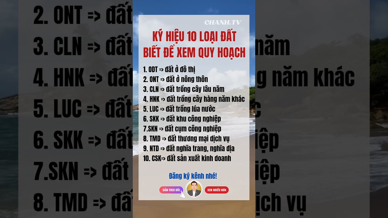 K&yacute; hiệu một số loại đất n&ecirc;n biết #nhadat #batdongsan #phaplynhadat #dautu #phaplynhadat #thaichanh
