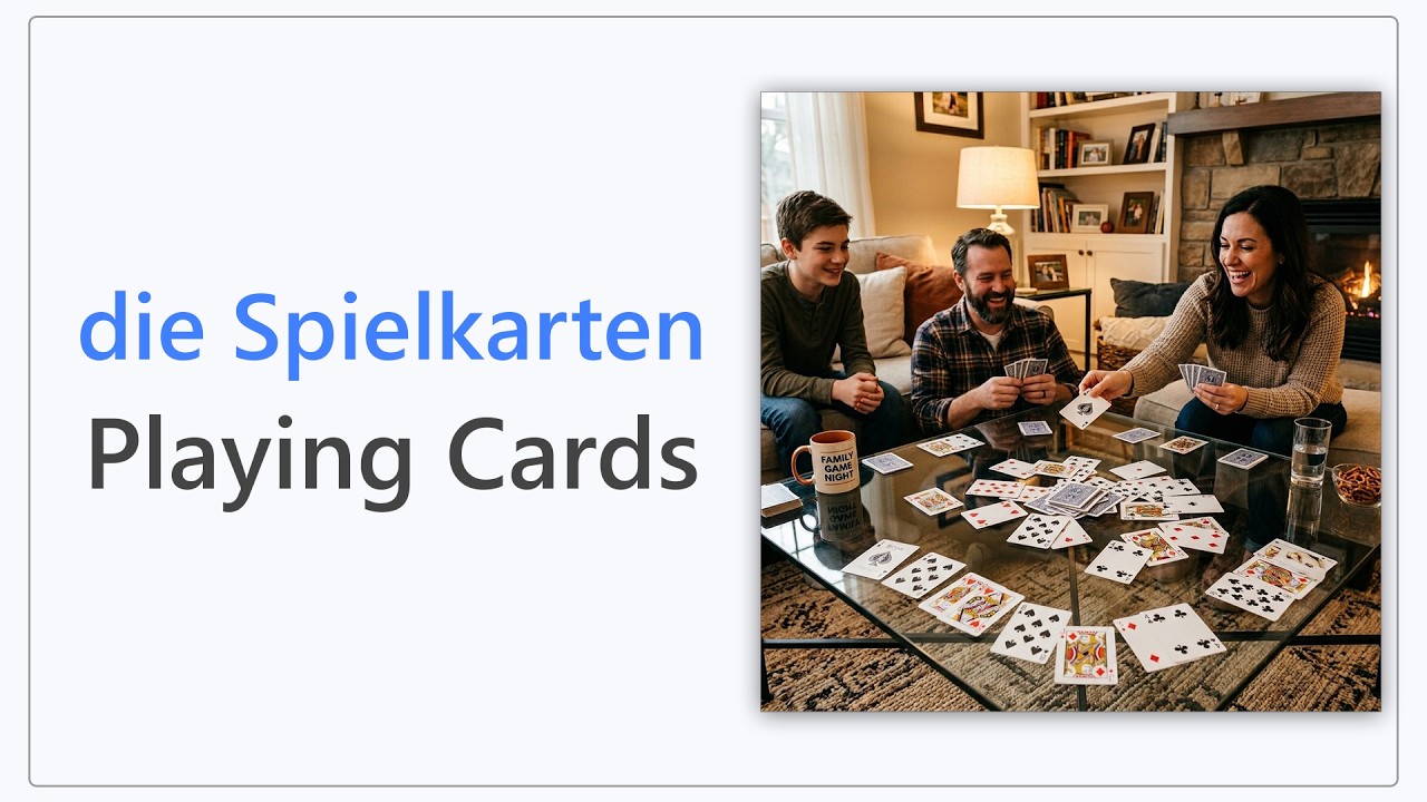 48 German Words for Playing Cards | Intermediate German Vocabulary