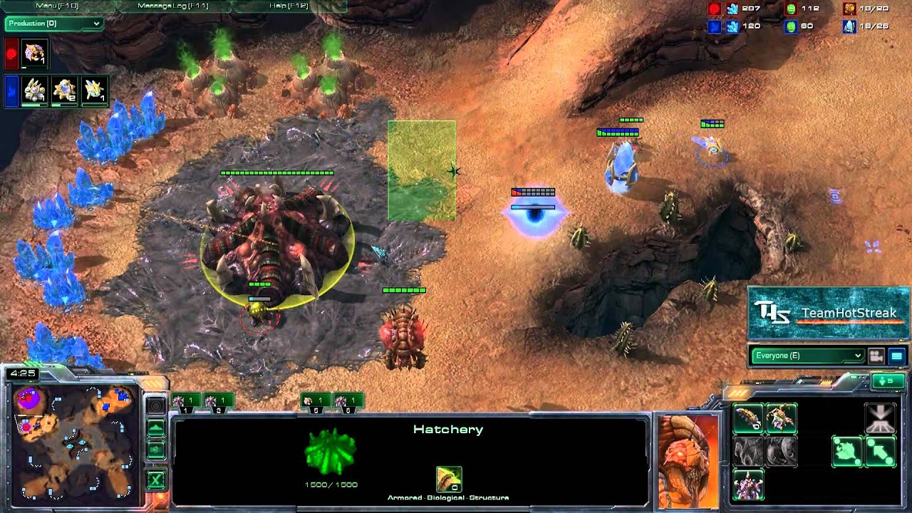 Protoss tutorial Cannon rush on Zerg